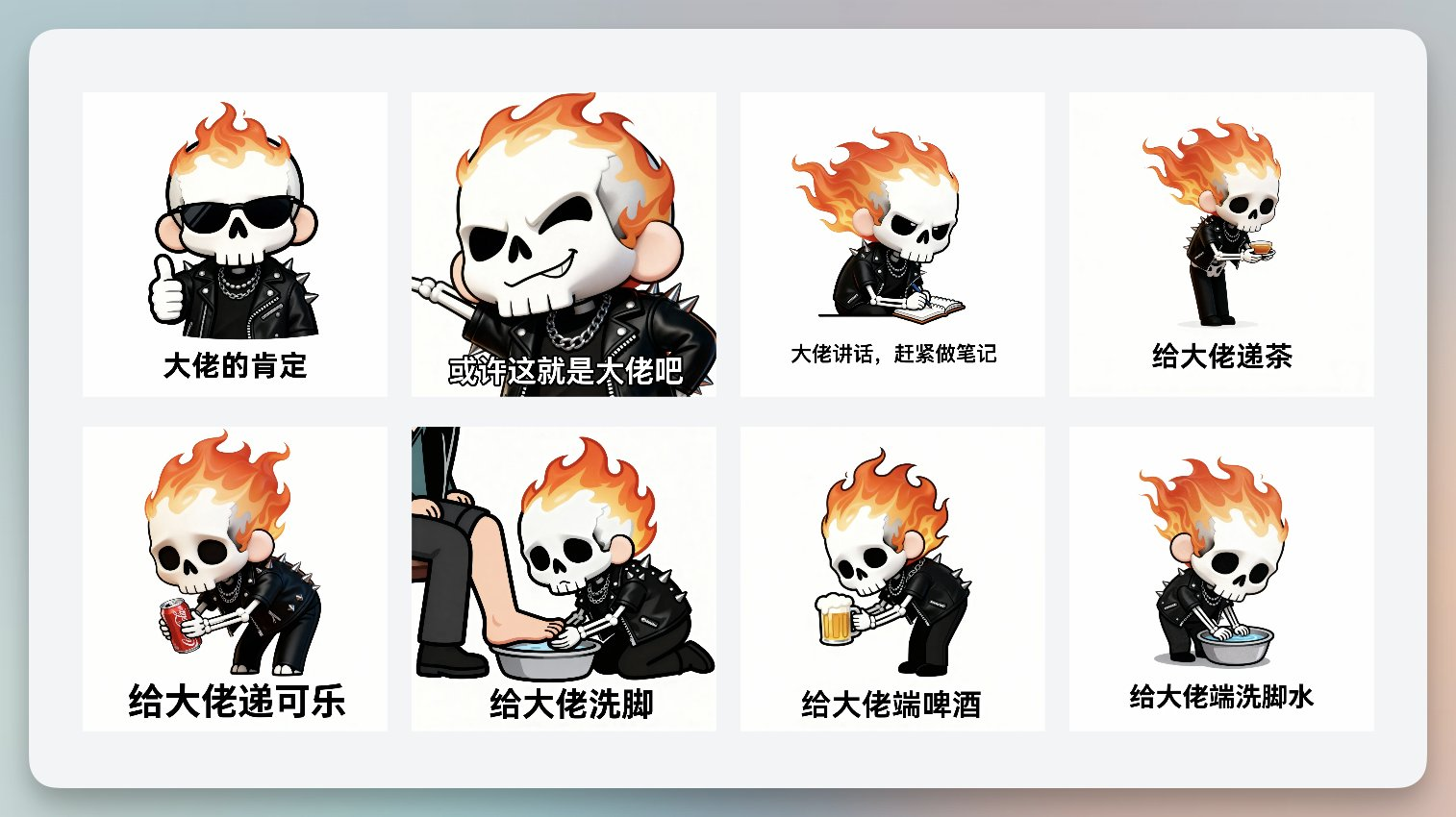 Custom Character Emoji Pack Generation