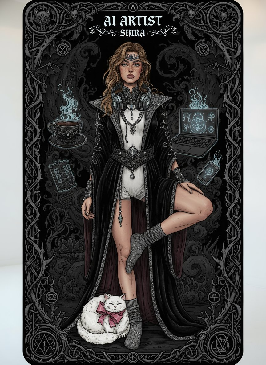 Dark Gothic Tarot Card