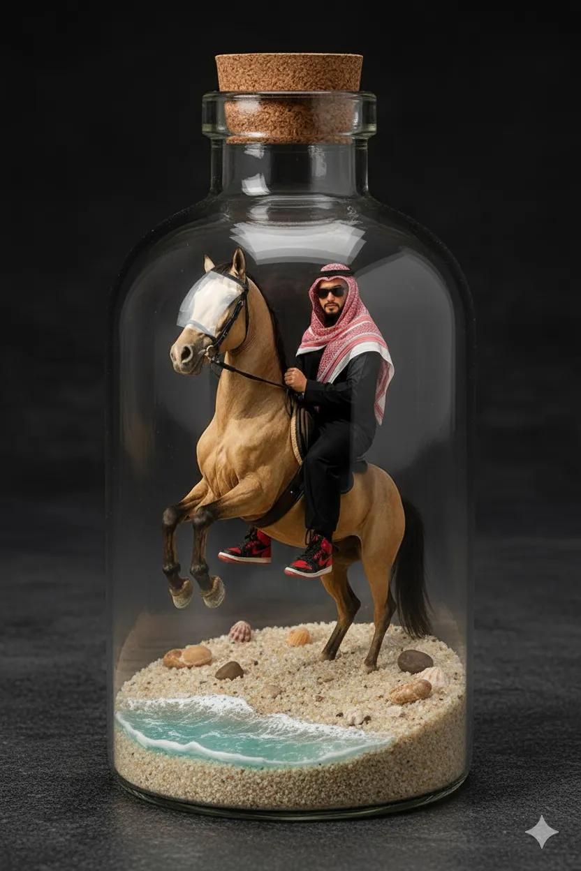 Glass Bottle Souvenir