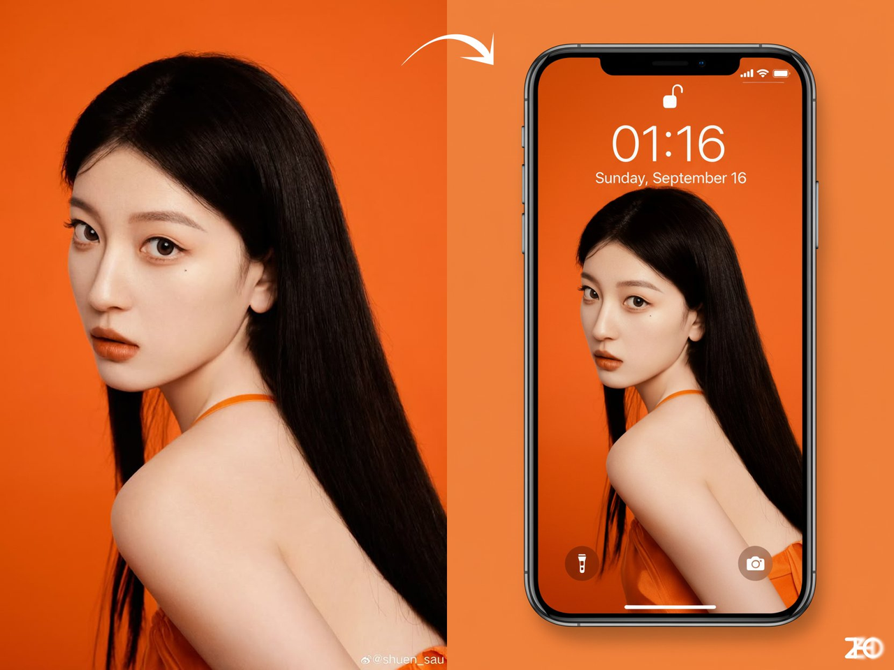 Turn Image into Phone Wallpaper